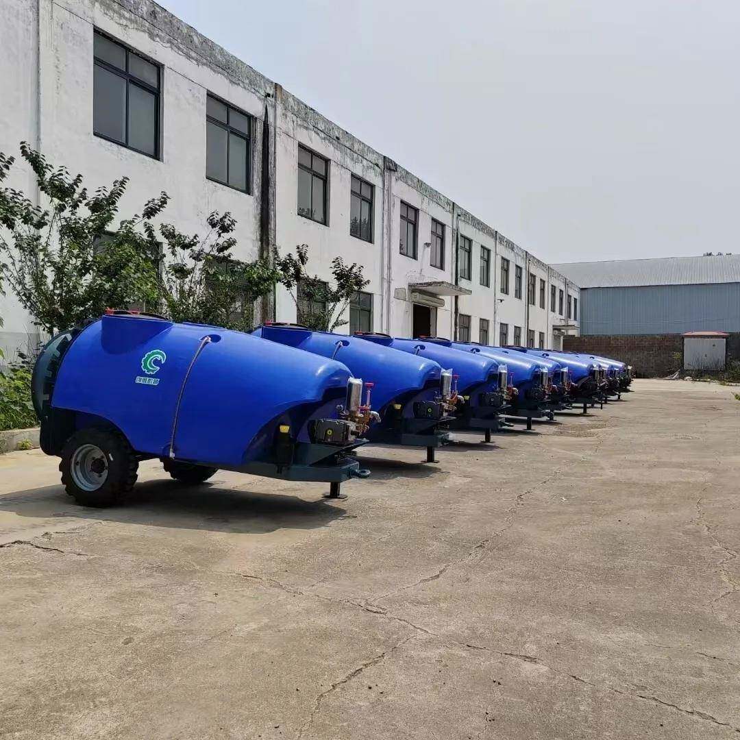 100L牵引式容风送打药机拉机悬挂式大拖量果园弥雾机