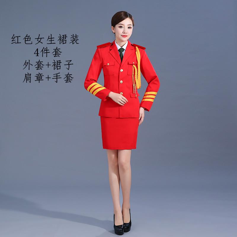 高档红色喜庆军年舞鼓乐队婚庆出大鼓服管弦乐队合唱团台舞蹈中老