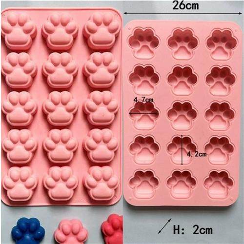 硅胶蛋糕模具12连猫爪滴胶蜡烛香薰石膏手工皂钵仔糕奶冻布丁辅食,厨房/烹饪用具,烘焙模具,淘宝优惠券,粉丝福利购,淘宝优惠卷