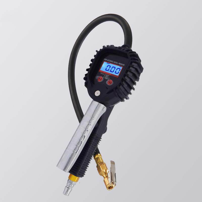 【厂直】高精度LC胎D显示屏家轮充气表KM-001胎压表销气压表