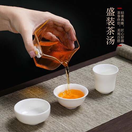 白瓷手工单个功夫茶杯喝茶小杯子