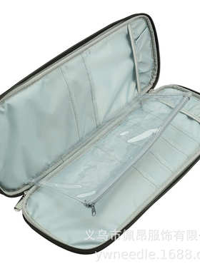 新款棒针套装14付35cm氧化铝紫色腰鼓花收纳包组合套装配件KN031