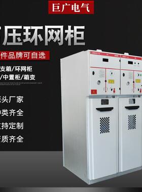 HXGN15-12高压负荷开关柜SF6气体断路器10KV二进四出半绝缘环网柜