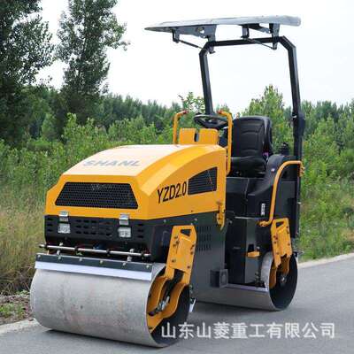 1吨2吨3吨4吨8吨小型压路机 全液压单双钢轮座驾式振动压路机厂家