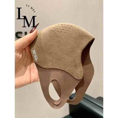 保暖口罩女高颜值秋冬季加厚防风防寒户外骑车防晒面罩脸罩可水洗