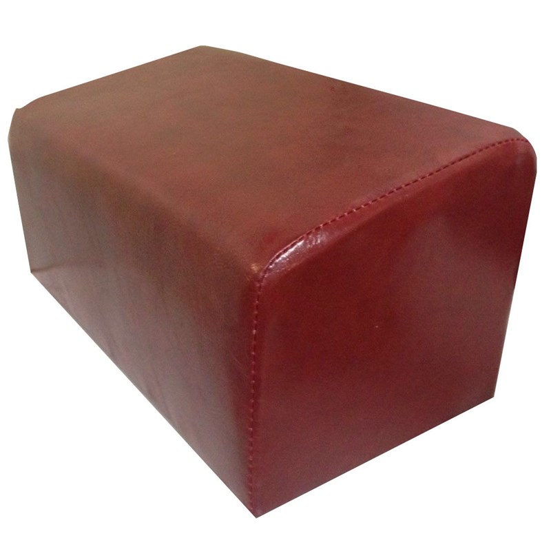 J6DA禅修凳拜垫蒲团皮革拜垫木箱实木跪拜拜凳磕头式寺院拜凳跪垫