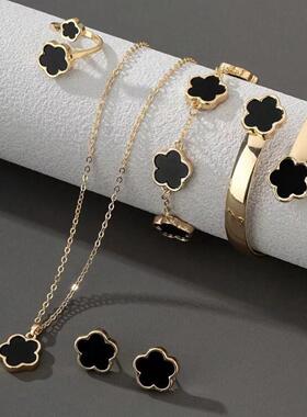 Bracelet necklace ring earrings set accessories手镯手炼饰品