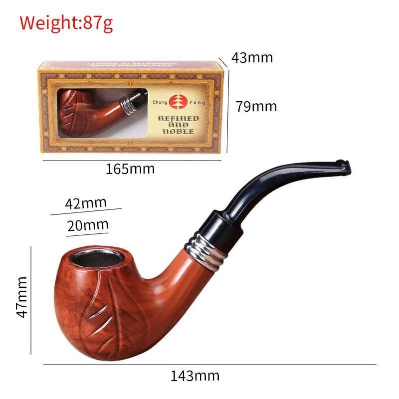 实木烟斗烟嘴通用过滤芯紫檀木烟锅黑檀胶木水烟新款经典锅烟木纹图片