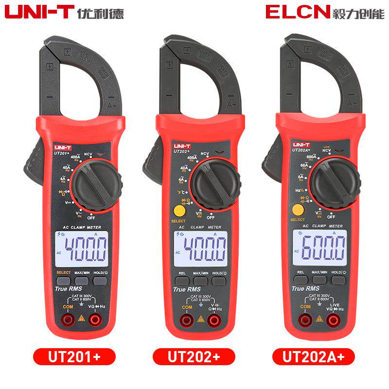 钳形表优利德UT201+202A+ 210E 211D 208B 216D UT213C钳形万用表 - 实物图