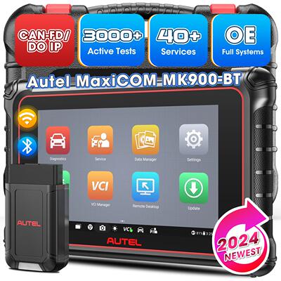 道通AUTEL MK900BT汽车全系统诊断仪ECU编码示波器检测全系统扫描