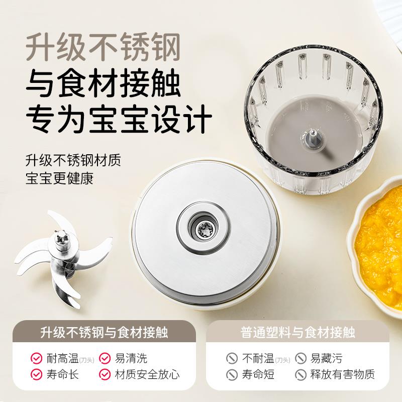 婴机儿辅食多机功能家用绞馅料绞肉型调理机打泥宝小宝料理机