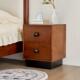 MeiJia木屿 中古床头柜实木36cm卧室收纳柜床边迷你置物柜边柜子