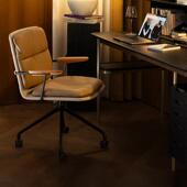 千鸟转椅 人体工学电脑办公椅子靠背椅舒适久坐书桌椅 致家家居