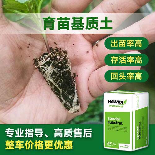 草莓种植无土栽培育苗基质果蔬泥炭土拉脱维亚绿植专用进口泥炭