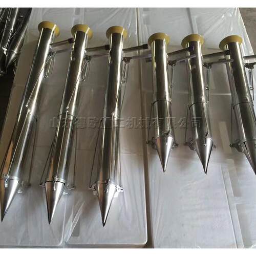 手拿式自动不锈钢栽苗器便携式不锈钢移栽器小型蔬菜定植设备