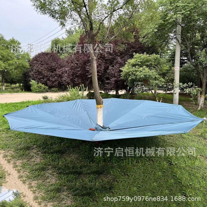 橄榄果液压振动摇果机搭配工具手动收集伞倒伞形果实收集伞