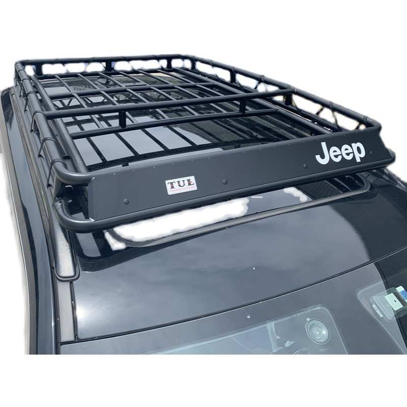 新款广汽菲克Jeep指南者专用载重车顶行李架行李框不锈钢免横杆