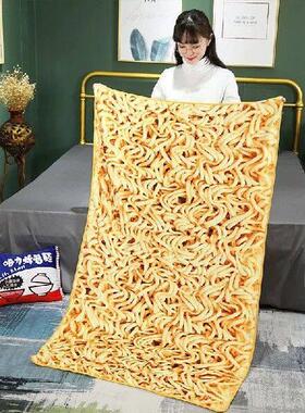 Simulation Instant Noodles Plush Pillow With Blanket
