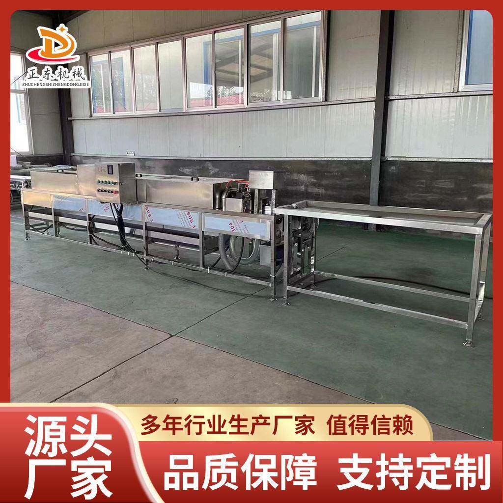 鲜鸡蛋清洗机 鸭蛋粪便黄泥自动清洗机设备可打码喷油分拣一体
