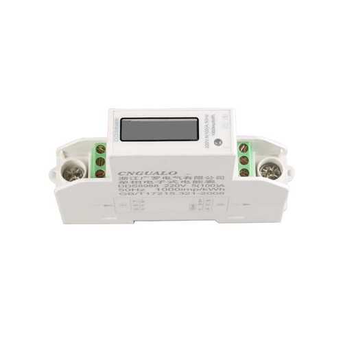 单相导轨式电能表多功能GEM100SD液晶背光智能电表出租房表220V
