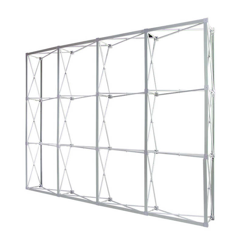 铁质户内拉网展架折叠签到墙桁架经编背景布架子签名墙展板折叠架
