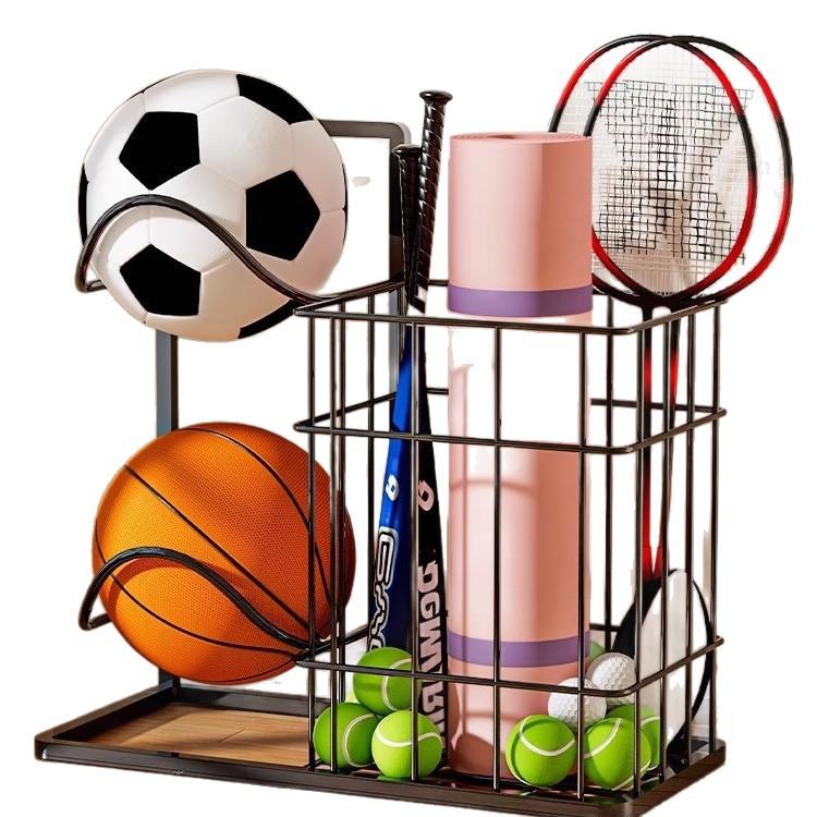 瑜伽垫羽毛球收纳书桌收纳置物架