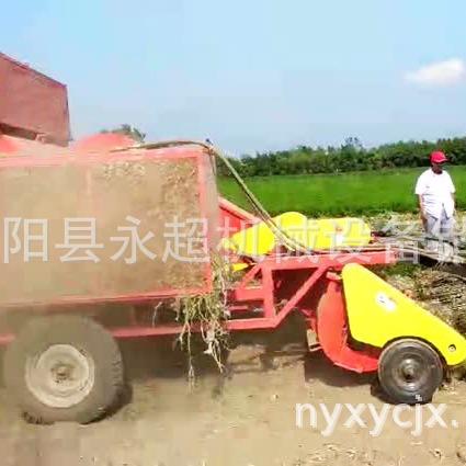 四轮车带新花生捡拾摘果机花生摘果机花生脱秧机自动捡拾摘果机