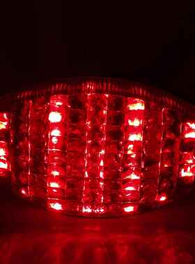 适用 布尔 BUELL Blast Ulysses 改装LED后尾灯刹车转向灯总成