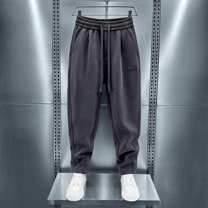 it Afternnaths潮牌卫裤男灰色宽松直筒阔腿运动休闲 裤春夏季新