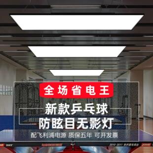 乒乓球桌灯led乒乓球室新款专用照明无影灯乒乓球馆灯防眩专用灯