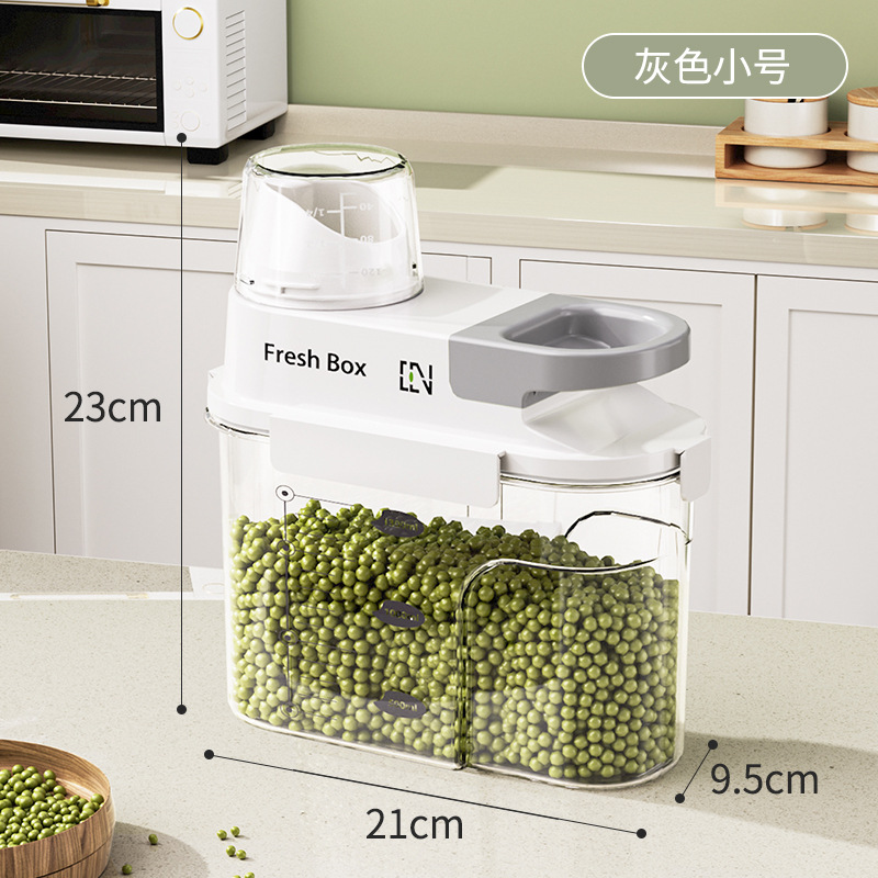 米桶旋转五谷杂粮装大米收纳盒家用防虫防潮密封放储米箱2024新款