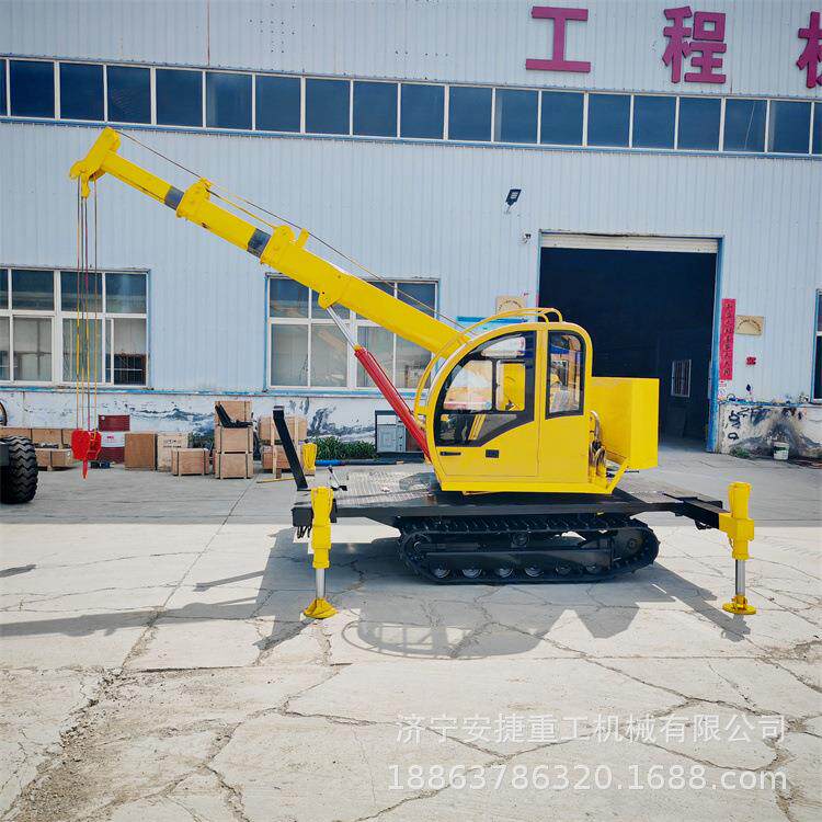 小型培训机构履带吊车-25吨钢制履带起重机油电两用工程履带吊