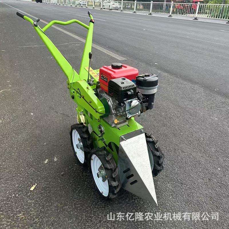 手扶式大蒜收获机马铃薯红薯地瓜收获机大蒜多功能挖土豆机