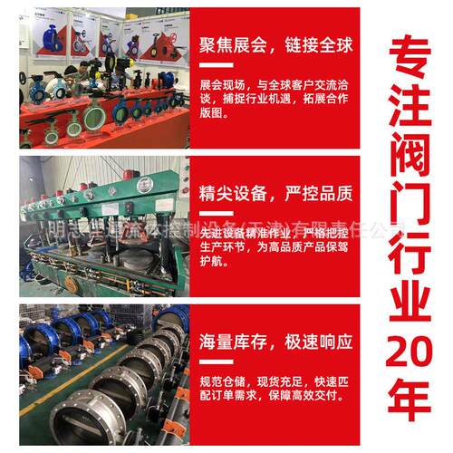 家直销明志佳通电动兰蝶阀厂D941F-明志佳通法10/四16氟密封智能