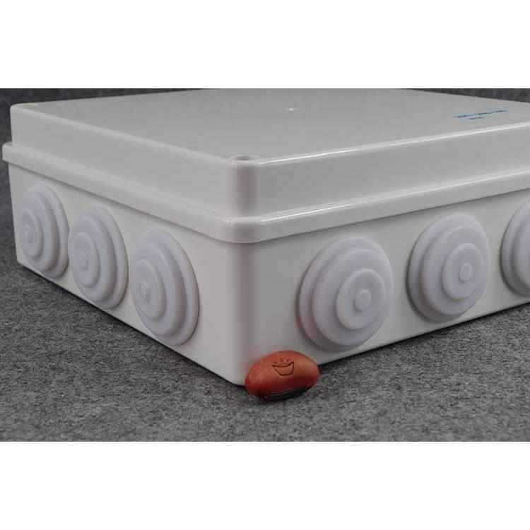IP55户外防水接线盒 200*200*80mm 塑料布线箱电源盒