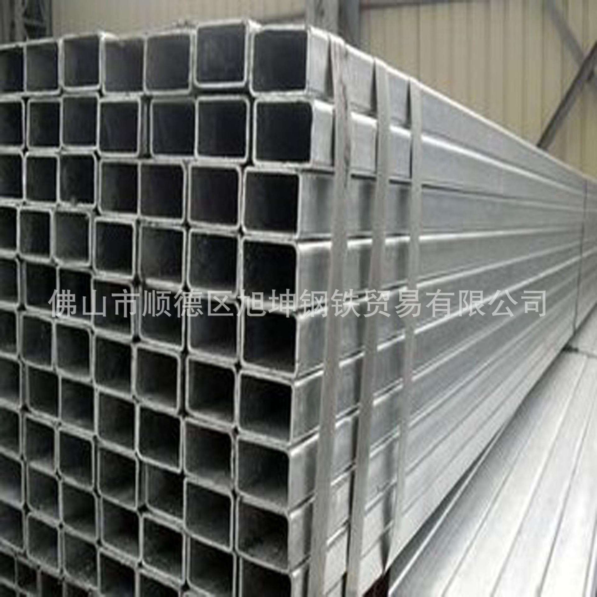 现货q235bq355镀锌方管建筑矩形管方通幕墙交通专用镀锌方钢管