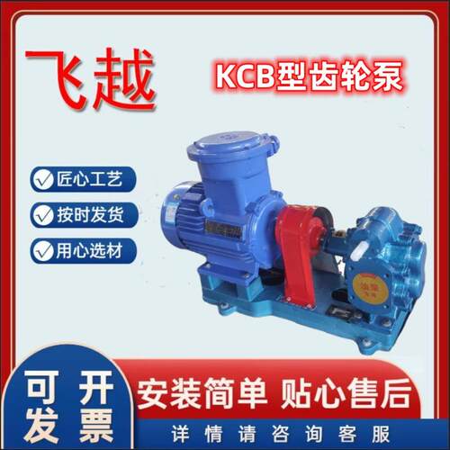 齿轮油泵电动卧式kcb135型l铸铁齿轮泵现货销售8m3/h卧式输油泵