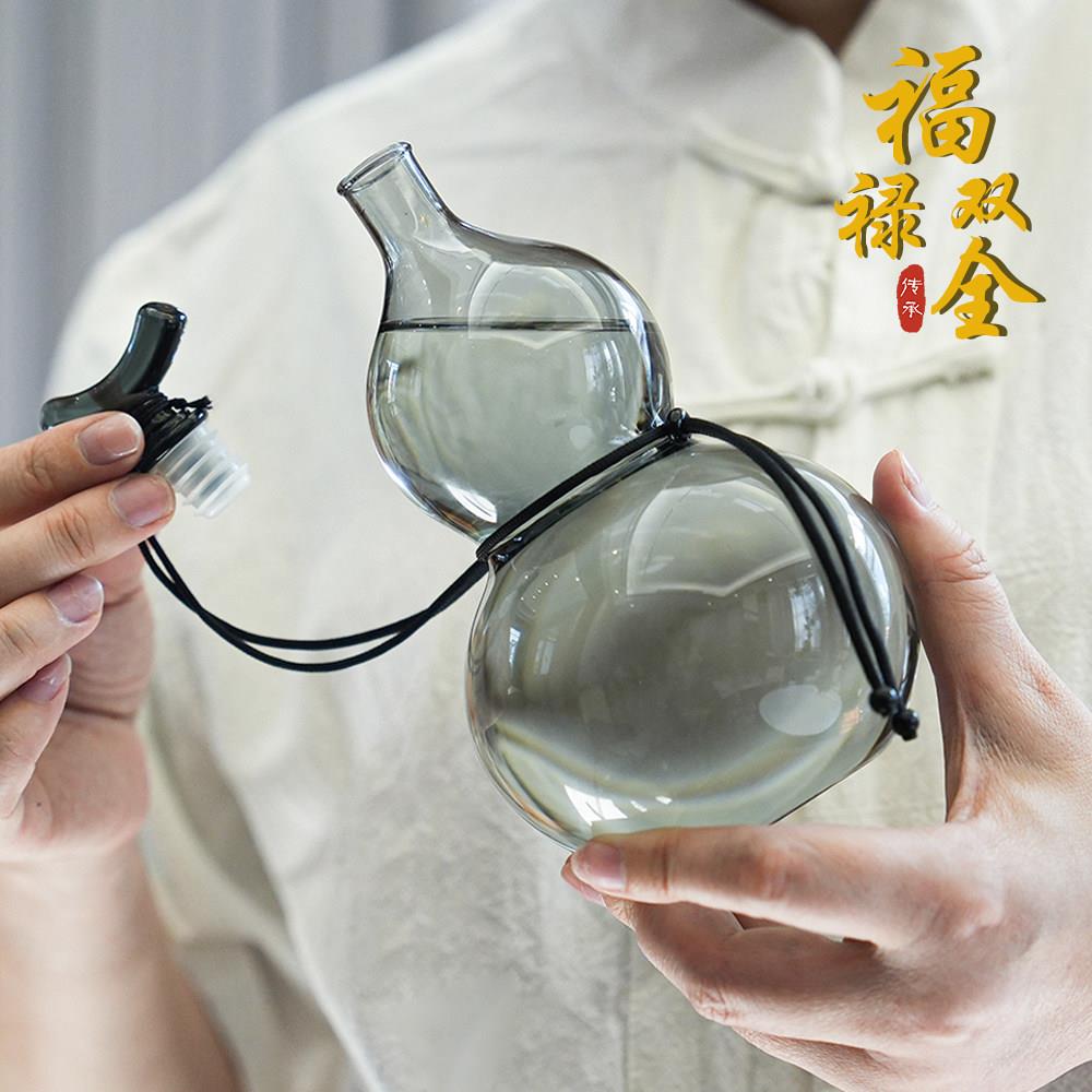网红悟空酒葫芦泡酒壶密封存酒瓶果酒红酒瓶分装水瓶花茶冷萃瓶