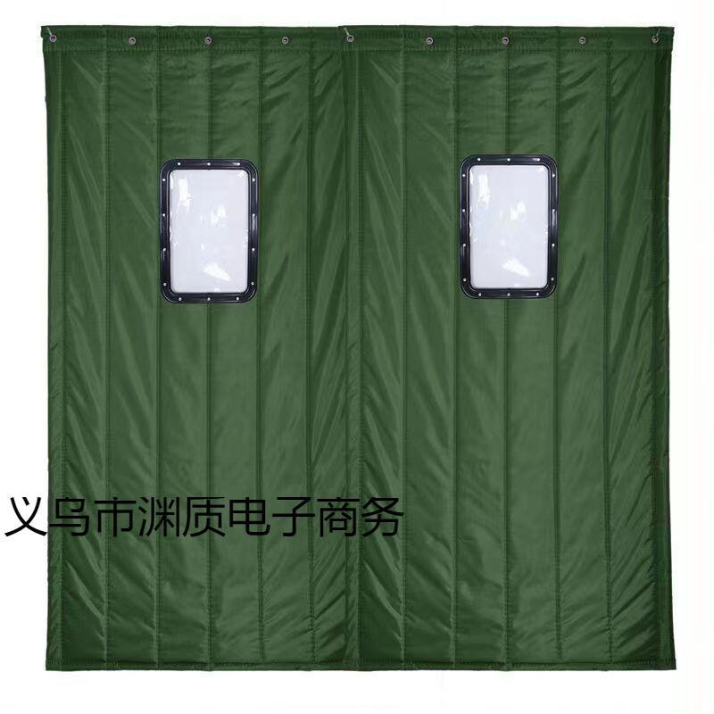 冬季棉门帘加厚挡风保温防水店铺商用商场大门帘隔断隔音厚棉帘子