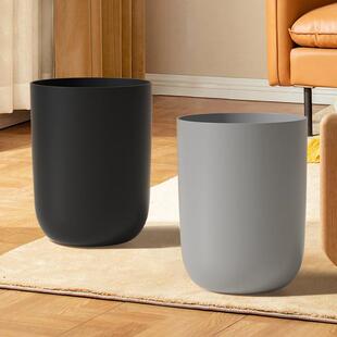 新款家用大容量高颜值垃圾桶厨房客厅卫生间阳台无盖简约篓纸