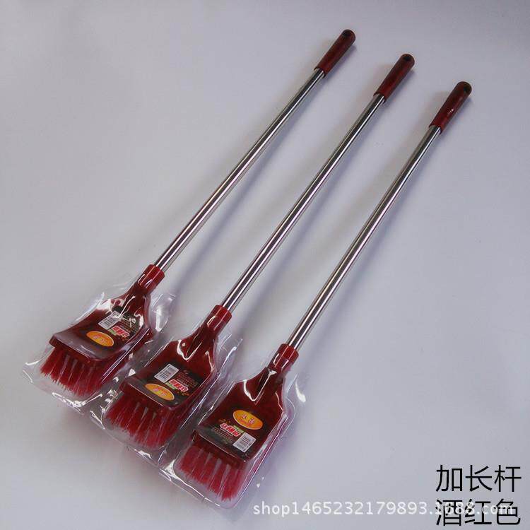 小梁1389加长不锈钢柄杆马桶刷方形塑料厕所刷卫生清洁刷