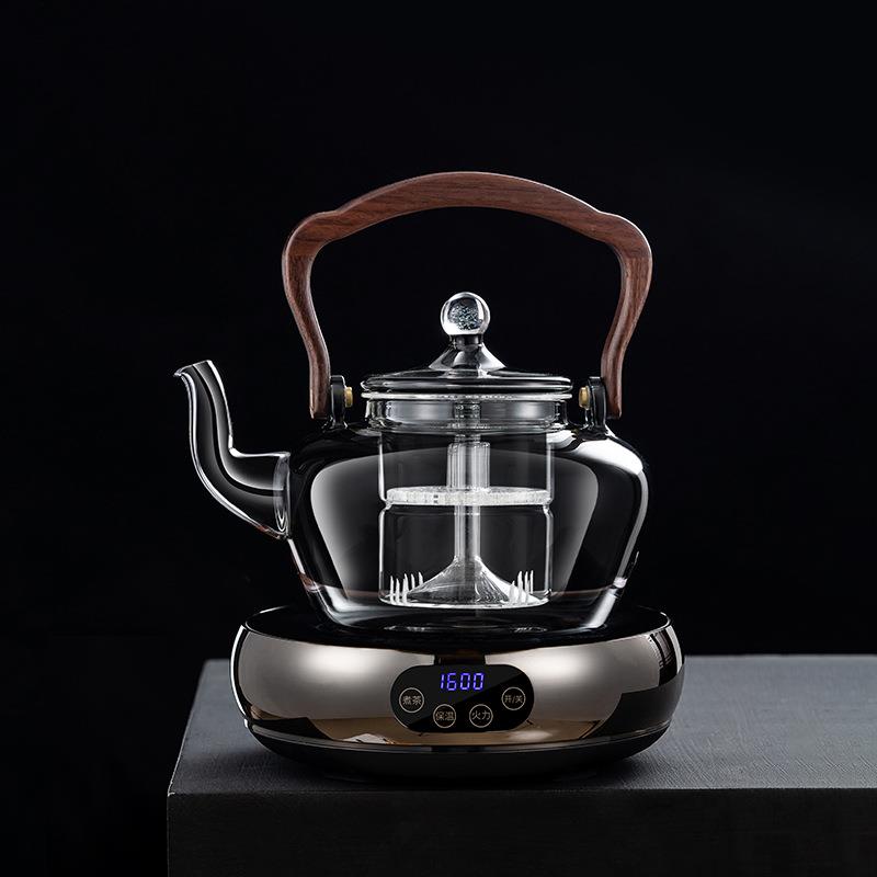 2024年新款玻璃煮茶壶小型专用玻璃烧水壶大容量高端蒸煮茶器家用