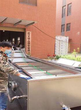 气泡洗菜机商用蔬菜杀青去农残土豆材大型加工设备全自动清洗机