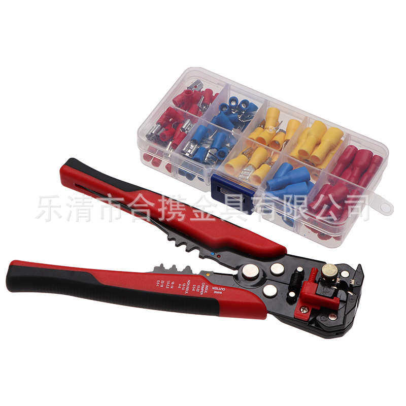 货源 122pcs盒装红蓝黄冷压端子组合+多功能剥线钳橘色9806,五金/工具,接线柱,淘宝优惠券,粉丝福利购,淘宝优惠卷