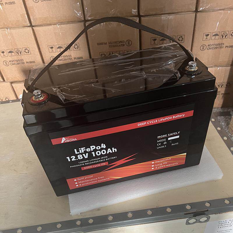 HBOWA 太阳能储能12.8V 100ah 200ah 300ah 12V锂离子LiFePO4电池