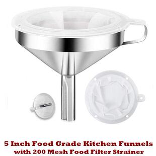 Kitchen Food Funnel Filling Bottles Transferring Canning