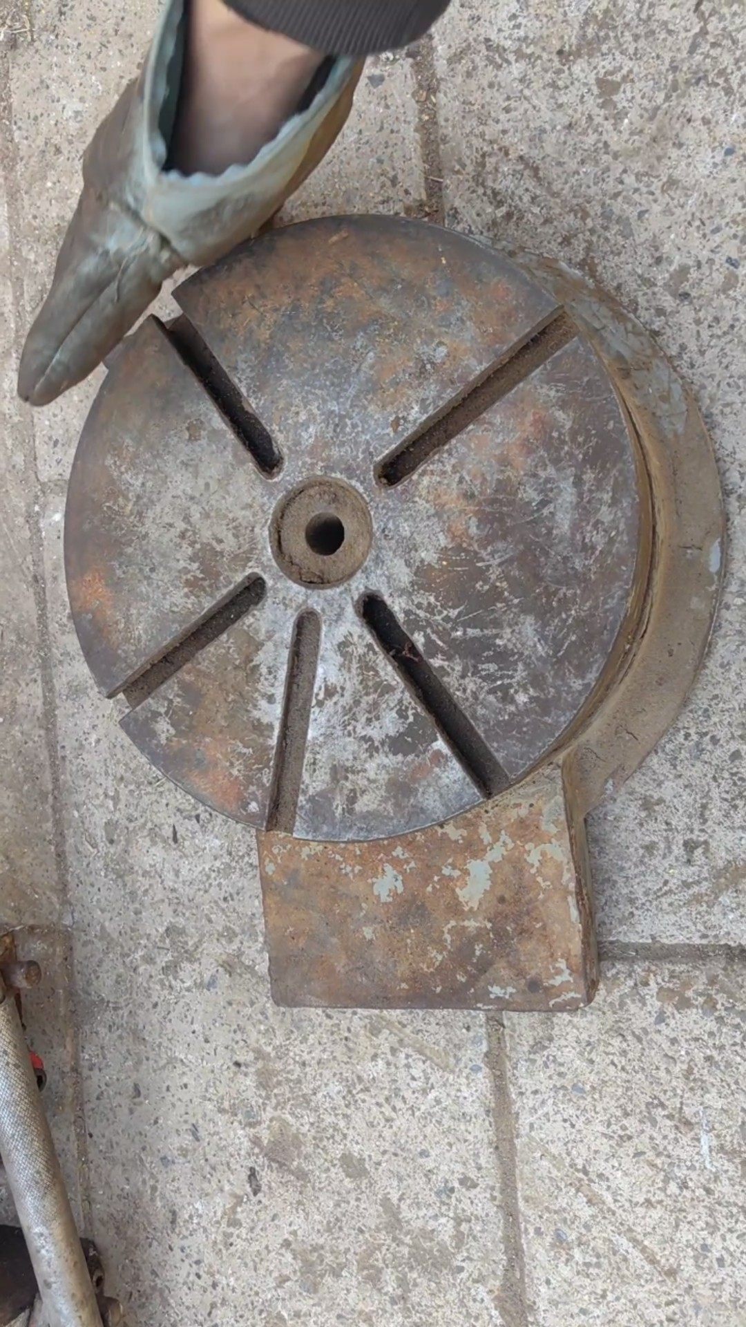 回转工作台直径250，尺寸如图，快动工作台，没有刻度，净重2