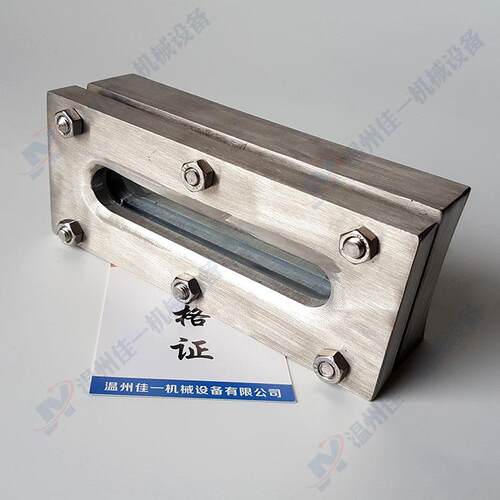 不锈钢罐专用焊接方形视镜 焊接条形侧视镜 底板带孤度方形视窗