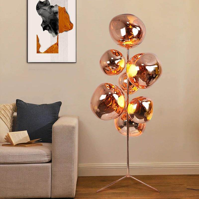 后现代熔岩落地灯客厅高级感创意卧室床头直播间装饰氛围立式台灯