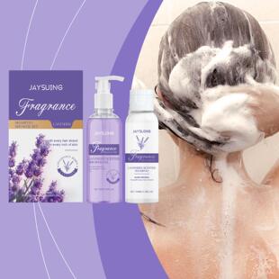 Shampoo and Body JAYSUING Set Scented Wash Gently Lavender